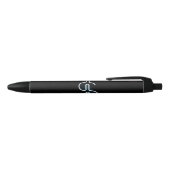Stylo Noir Symbole néon dollar (Haut)