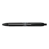 Stylo Noir Symbole néon dollar (Dos)