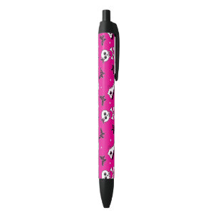 Stylo Noir Symboles d'Emo