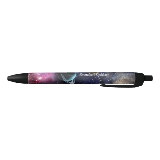 Stylo Noir Système solaire Galaxy de l'espace extra-atmosphér (Bas)