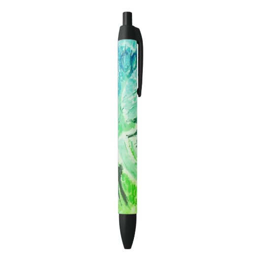 Stylo Noir Tableau Motif Abstrait (Bas (Vertical))