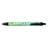 Stylo Noir Tableau Motif Abstrait (Dos)