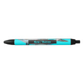 Stylo Noir Tarpon Fish Aqua Deep Sea Charter Business (Devant)