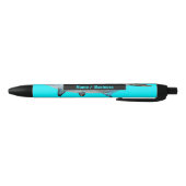 Stylo Noir Tarpon Fish Aqua Deep Sea Charter Business (Bas)