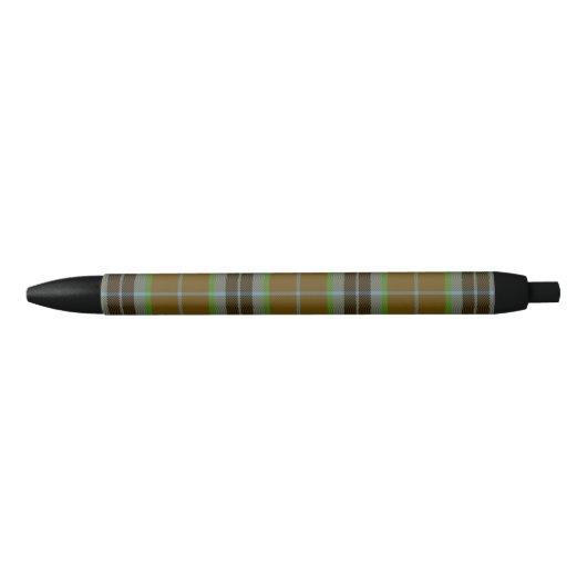 Stylo Noir Tartan de Thomson de clan (Devant)