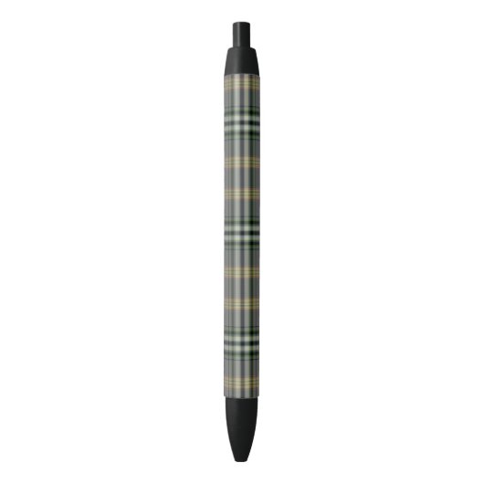 Stylo Noir Tartan Plaid (devant Vertical)