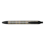 Stylo Noir Tartan Plaid (Dos)