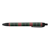 Stylo Noir Tartan vert et rouge (Bas)