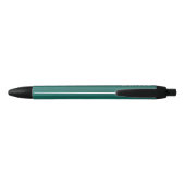 Stylo Noir Teal pinstripes (Dos)