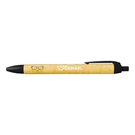 Stylo Noir Techie totale Emoji ID229 (Haut)