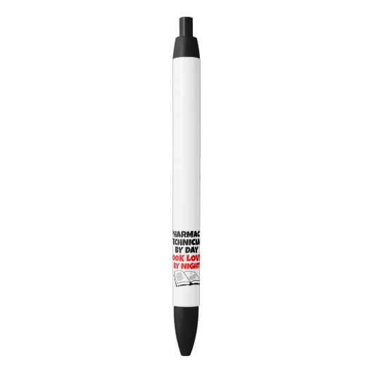 Stylo Noir Technicien En Pharmacie Aime Lire (devant Vertical)