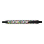 Stylo Noir Tempête de peinture deux (Dos)