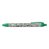 Stylo Noir Terrazzo vert (Haut)
