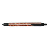 Stylo Noir Terre cuite brune texturée (Dos)