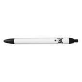 Stylo Noir Tête de loup (Devant)