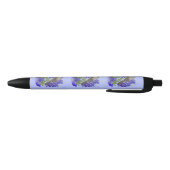 Stylo Noir Texas State Mockingbird & Bluebonnet Flower (Bas)