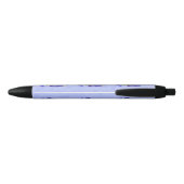 Stylo Noir Texas State Mockingbird & Bluebonnet Flower (Dos)