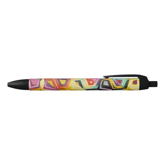 Stylo Noir Texture colorée de trous (Haut)