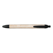 Stylo Noir Texture crémeuse en marbre (Dos)