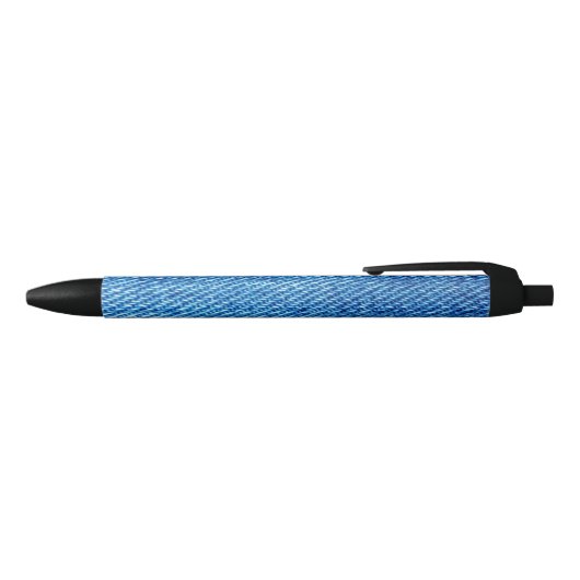Stylo Noir Texture de Denim bleu (Haut)