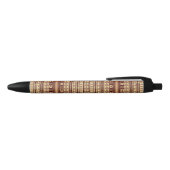Stylo Noir Texture ethnique Brown (Haut)