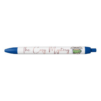 Stylo Noir The Cosy Mystery Book Club Pen