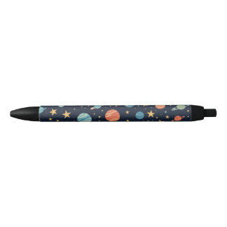 Stylo Noir Thème spatial