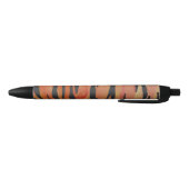 Stylo Noir Tiger chaud orange et noir (Bas)