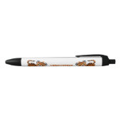 Stylo Noir Tiger Design (Haut)