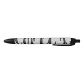 Stylo Noir Tiger noir et blanc (Bas)