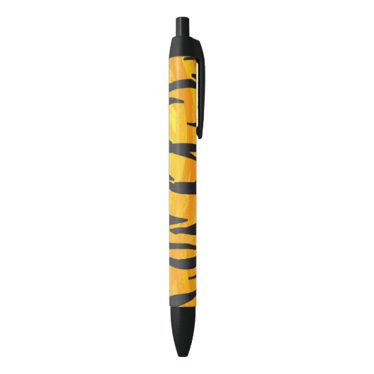 Stylo Noir Tiger noir et orange (Bas (Vertical))