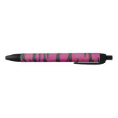Stylo Noir Tiger rose chaud et noir (Bas)
