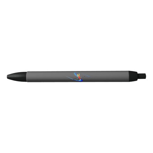 Stylo Noir Tiki Surfer (Devant)