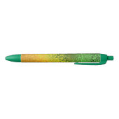 Stylo Noir Tons automne Jaune et Vert brillant (Bas)