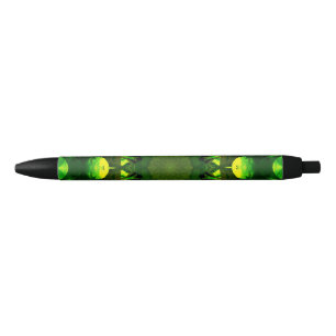 Stylo Noir Tons verts  Mandala Art