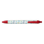 Stylo Noir Tortues bleues et vertes (Dos)