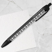 Stylo Noir Touches de piano personnalisées Clavier Musique mu