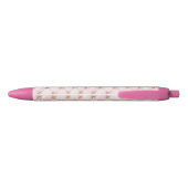Stylo Noir Touffes dorées rose blush (Dos)