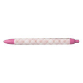 Stylo Noir Touffes dorées rose blush (Devant)