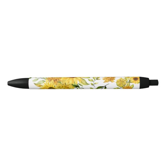 Stylo Noir Tournesol 8 (Devant)