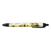 Stylo Noir Tournesol d'aquarelle 7 (Bas)