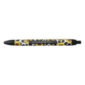 Stylo Noir Tournesol Rustique Pays Vache Imprimer (Devant)