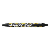 Stylo Noir Tournesol Rustique Pays Vache Imprimer (Dos)