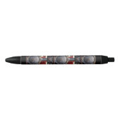 Stylo Noir Train Bleu Et Rouge (Devant)