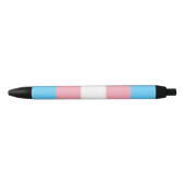 Stylo Noir trans flag on pen  (Devant)