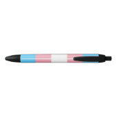 Stylo Noir trans flag on pen  (Dos)