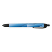 Stylo Noir Triangles bleus tournant (Bas)