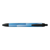Stylo Noir Triangles bleus tournant (Dos)