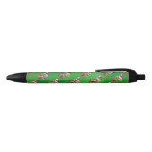 Stylo Noir Triceratops Noël Vert (Haut)