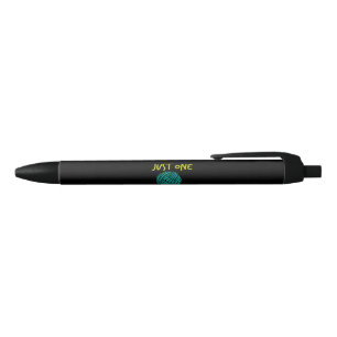 Stylo Noir Tricot de croisement